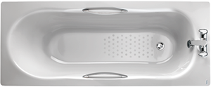 Celtic 140 Litre 1700x700 Bath 2 Tap. Slip Resist C/W Grips 