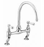 Renaissance Bridge Sink Mixer Chrome Plated 